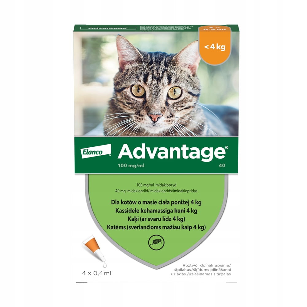 ADVANTAGE Roztwór do nakrapiania dla kotów do 4kg .jpg